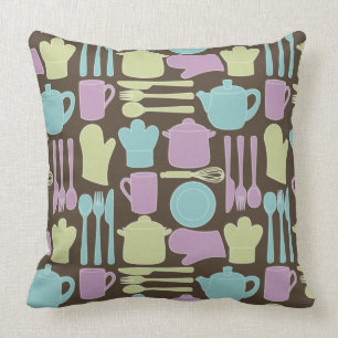 Kitchen Utensils Pattern 2 Cushion