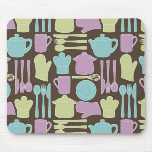 Kitchen Utensils Pattern 2 Mouse Pad
