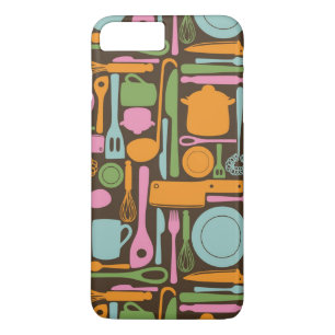 Kitchen Utensils Pattern 3 iPhone 8 Plus/7 Plus Case