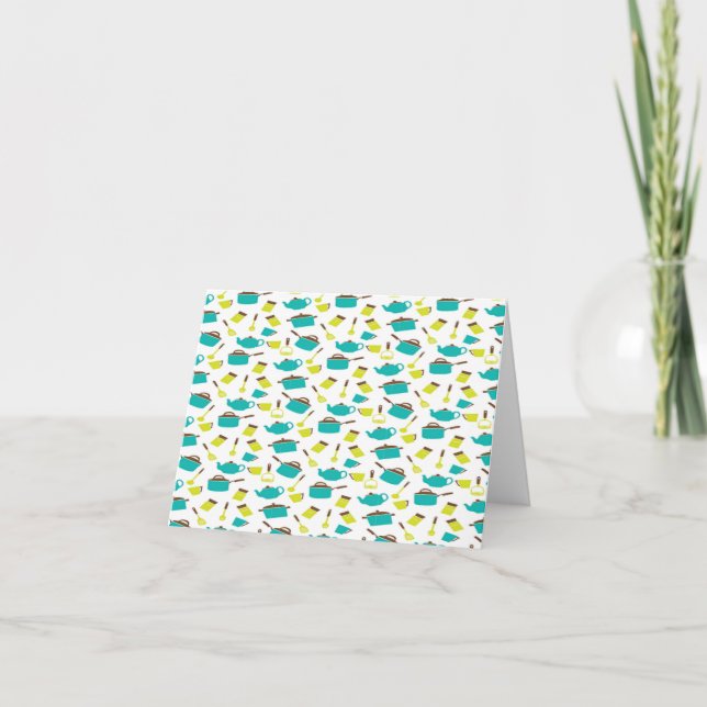 Kitchen Utensils pattern Card (Front)