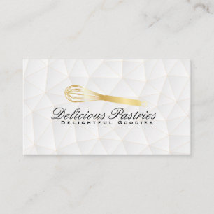 Kitchen Whisk   Geometric  Business Card