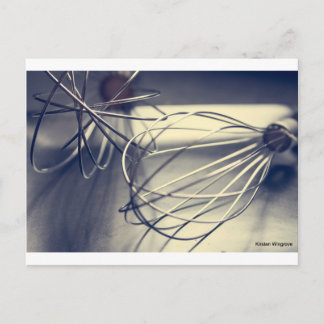 Kitchen whisk postcard