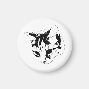 Kitchen Whisker Cameo Magnet
