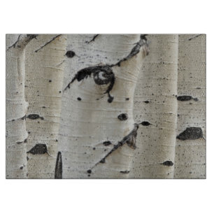 Kitchen White Birch Bark Cutting Board