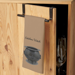 Kitchen Witch Hand Towel