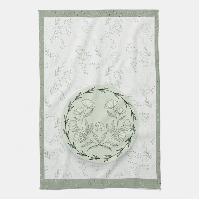 Kitchen Witch Towel (Vertical)