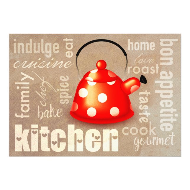 Kitchen words photo print (Front)