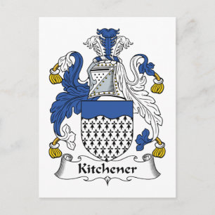 Kitchener Family Crest Postcard