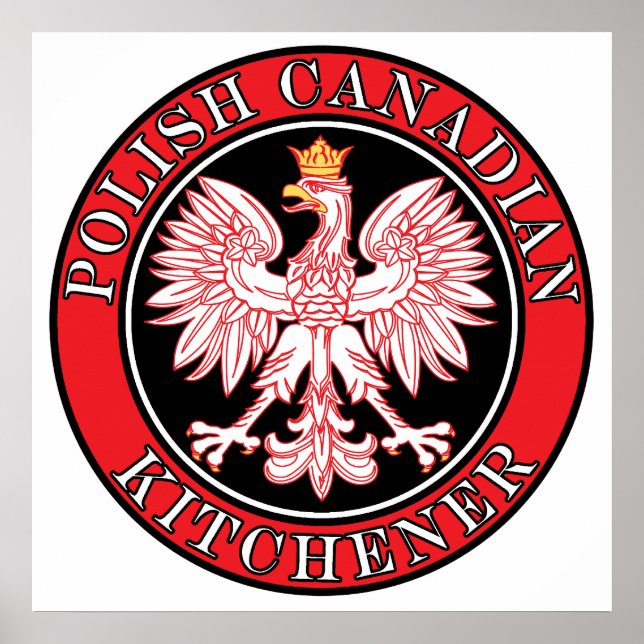 Kitchener Polish Canadian Eagle Poster (Front)