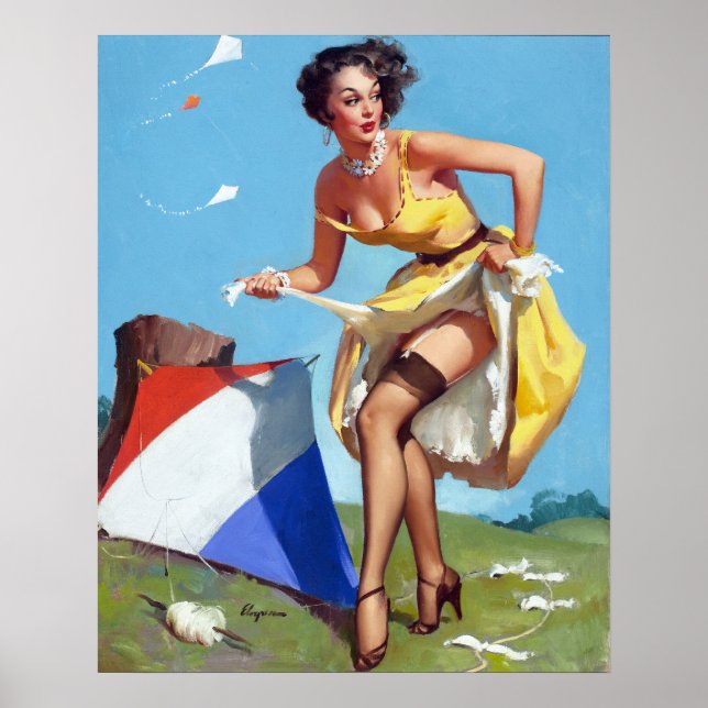 Kite and Pin Up Poster (Front)