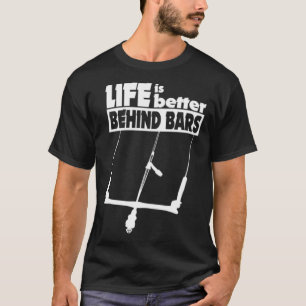 KITE Behind Bar Kiteboarding Kitesurfen Surf T-Shirt