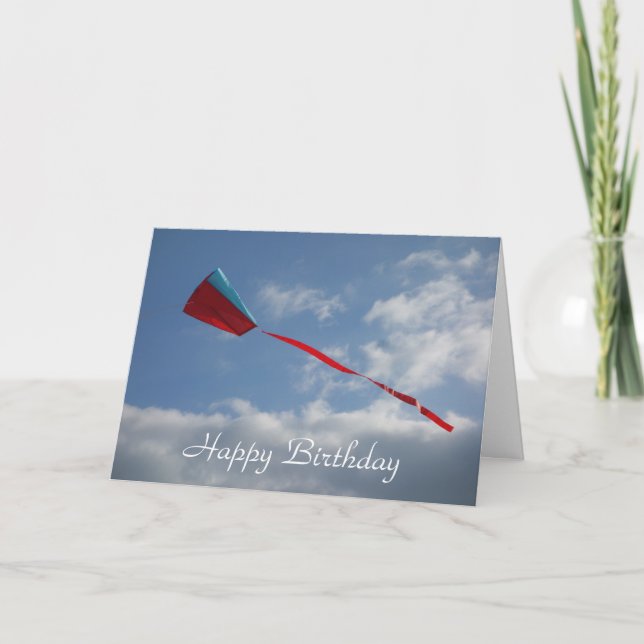 Kite Birthday Card (Front)
