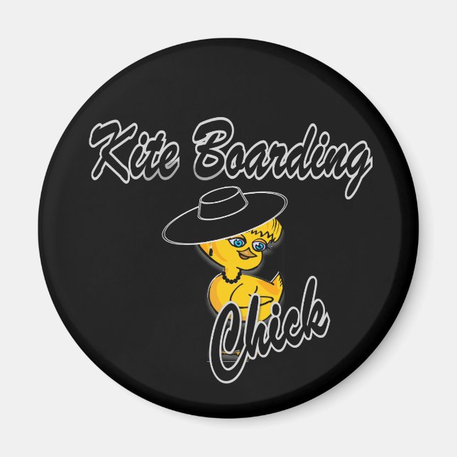 Kite Boarding Chick #4 Magnet (Front)