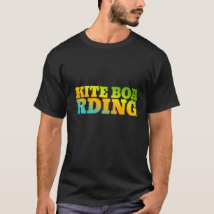 Kite Boarding Designed With Nature Colours T-Shirt