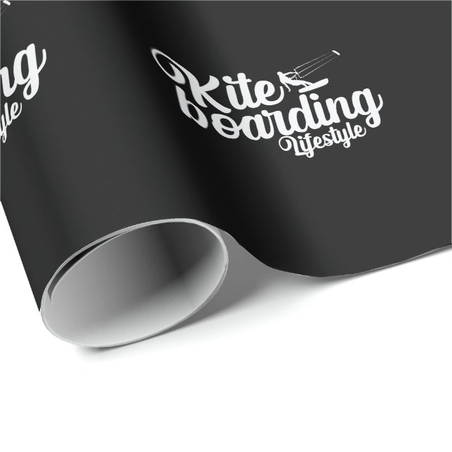 Kite Boarding Lifestyle Wrapping Paper (Roll Corner)