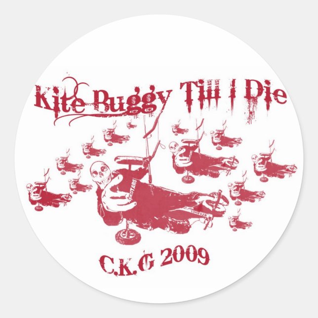 Kite Buggy Sticker (Front)