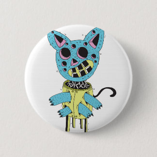 kite cat 6 cm round badge