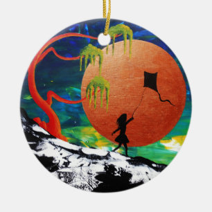 Kite. Ceramic Tree Decoration