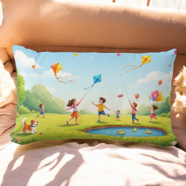 Kite Dreams Park Pillow (Creator Uploaded)