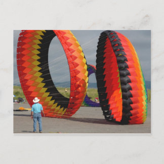 Kite festival postcard