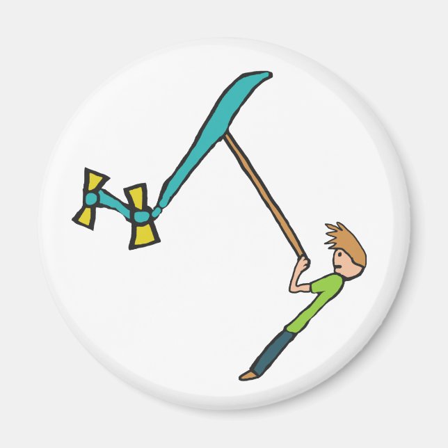 Kite Flying Magnet (Front)