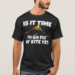 Kite Flying Outdoors Hobby For Adults & Children T-Shirt