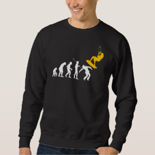 Kite Kiteboarding Retro Kitesurfing Surfing Sweatshirt