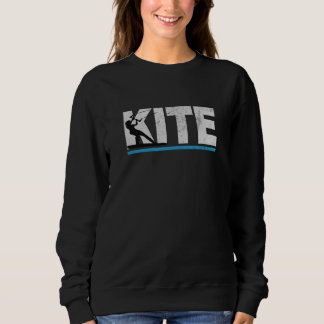 Kite Kitesurfer Kitesurfing Surfing Retro Gift Sweatshirt