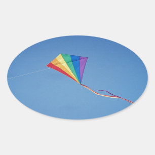 Kite Oval Sticker