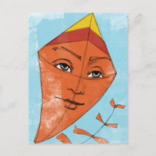 Kite Postcard - Fly A Kite Funny Weird
