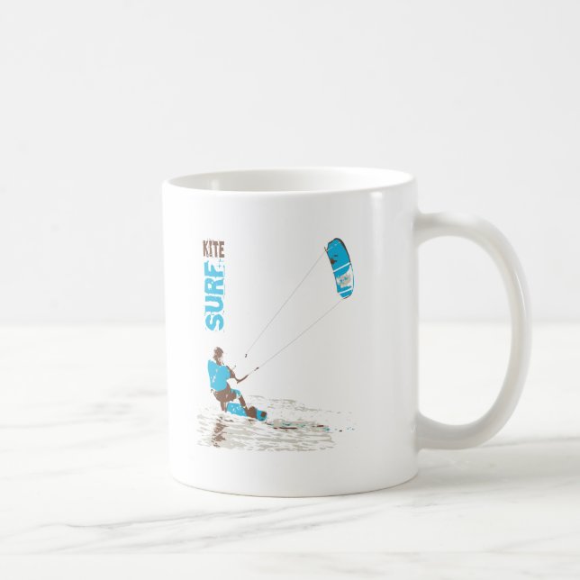 kite surf coffee mug (Right)