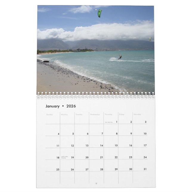 Kite Surfing 2009 Calendar (Jan 2026)