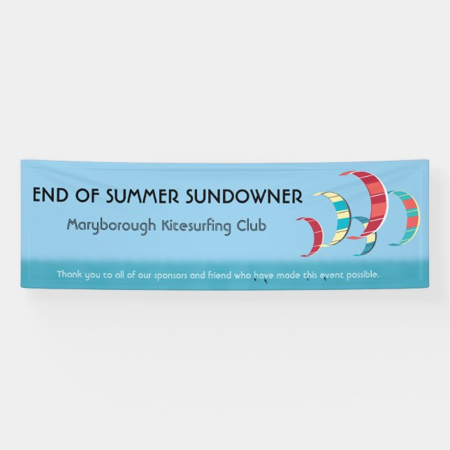 Kite Surfing Banner (Horizontal)