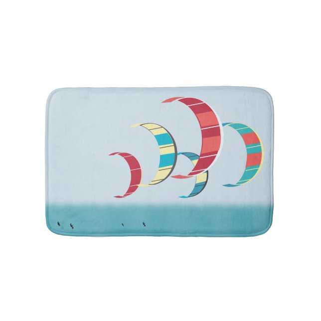 Kite Surfing Bath Mat (Front)