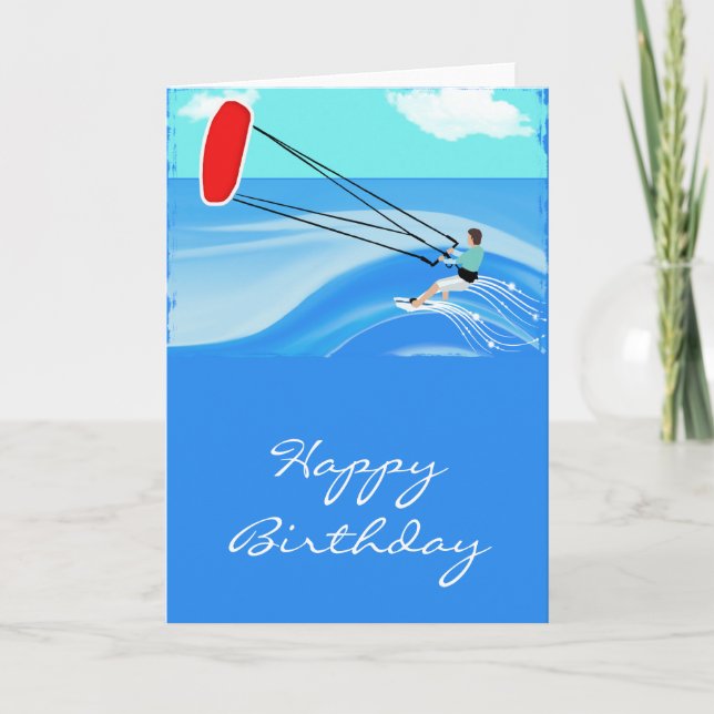 Kite Surfing Card (Front)