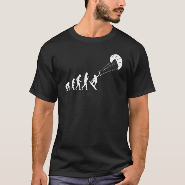 Kite Surfing Evolution T-Shirt (Front)