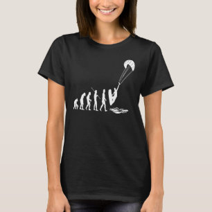 Kite Surfing Funny Evolving Human Monkey T-Shirt