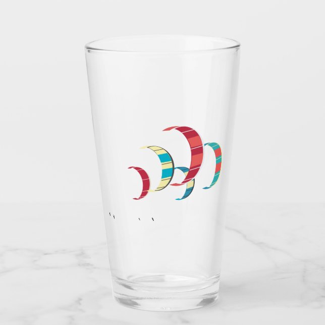 Kite Surfing Glass (Front)