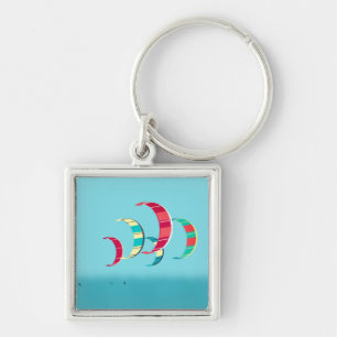 Kite Surfing Key Ring