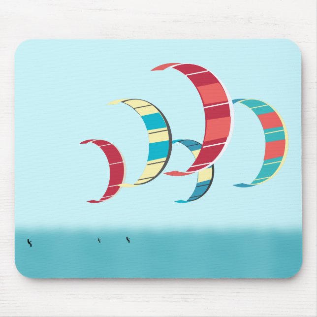 Kite Surfing Mouse Pad (Front)