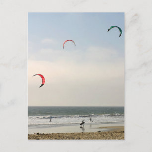 Kite Surfing Postcard