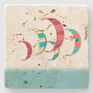 Kite Surfing Stone Coaster