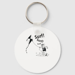 Kite Surfing Surfen im Wind Key Ring