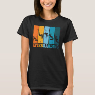 Kiteboard Kitesurf Kiteboarding Kitesurfing Retro T-Shirt