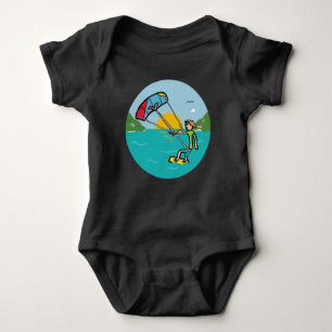 Kiteboarding Baby Bodysuit