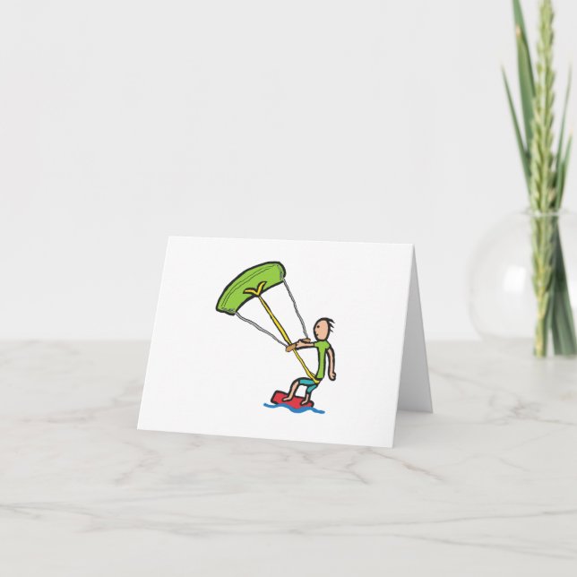 Kiteboarding Card (Front)