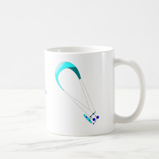 Kiteboarding Kitesurfing Gifts Coffee Mug (Right)