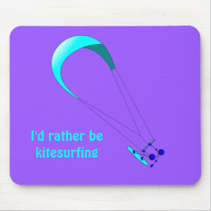 Kiteboarding Kitesurfing Gifts Mouse Pad
