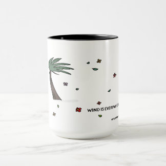 Kiteboarding/kitesurfing - Wind is everywhere Mug