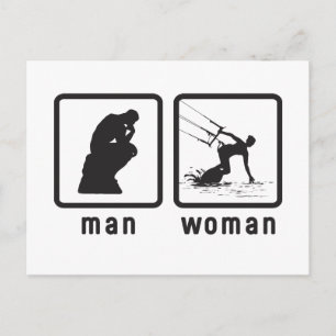 Kiteboarding Postcard